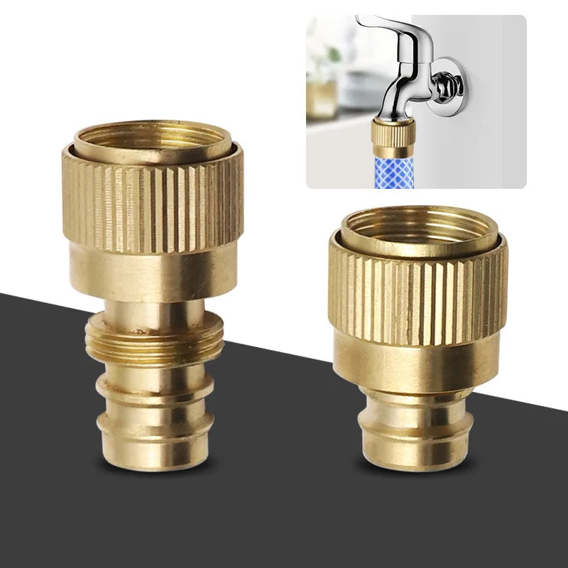 

4 Points /6 Points Faucet Brass Hose Connector Adapter Water Valve Switch for Water Pipe/washing Machine Pipe/faucet Accessories