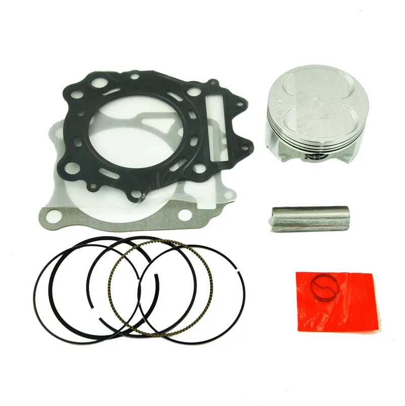 Motorcycle Engine Piston Kit Piston Ring Set Top End Gasket Set for Suzuki Scooter AN400 Skywave Burgman 400 92-06 83mm +50 +100