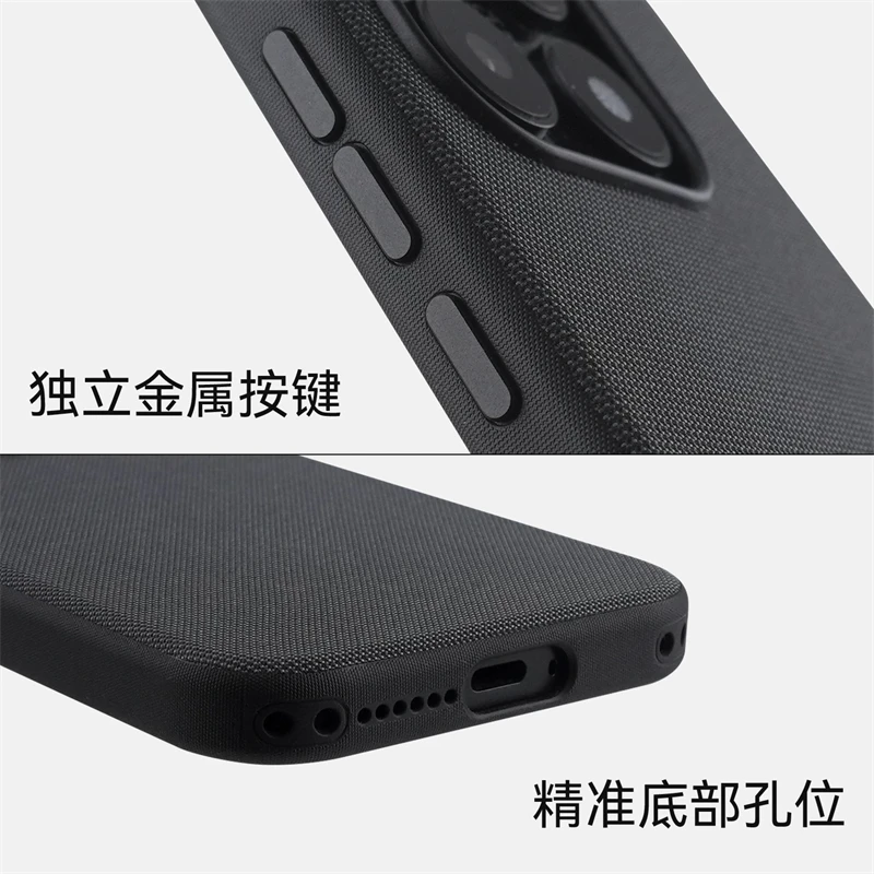 Etui do Xiaomi 17 z MagSafe, magnetyczne, matowe, z tkaniny PU, silikonowe, proste etui ochronne na telefon Mi 17 5G. — zdjęcie produktu 5