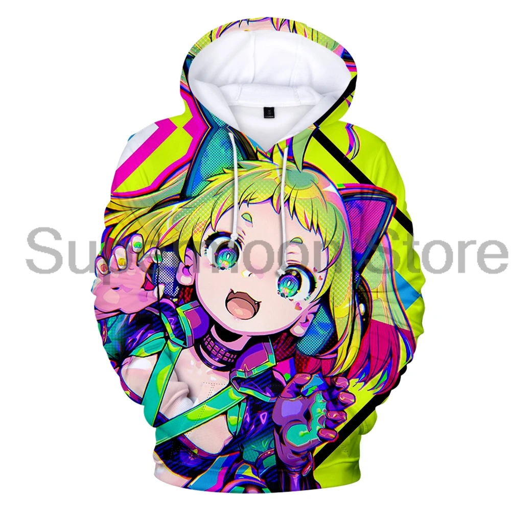 Dohna Dohna دعونا نفعل أشياء سيئة معًا أنيمي هوديي كم طويل ملابس الشارع الشهير الرجال النساء مقنعين البلوز ملابس ثلاثية الأبعاد