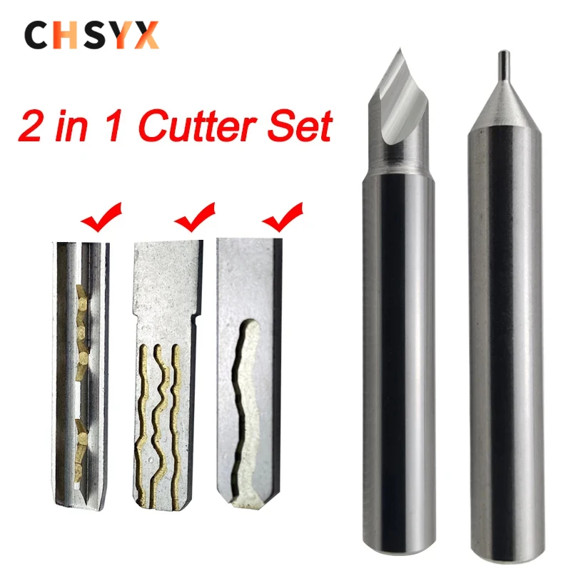 

2 In 1 Milling Cutter Set for Dimple Keys and Laser Cut Car Keys Locksmith Tools