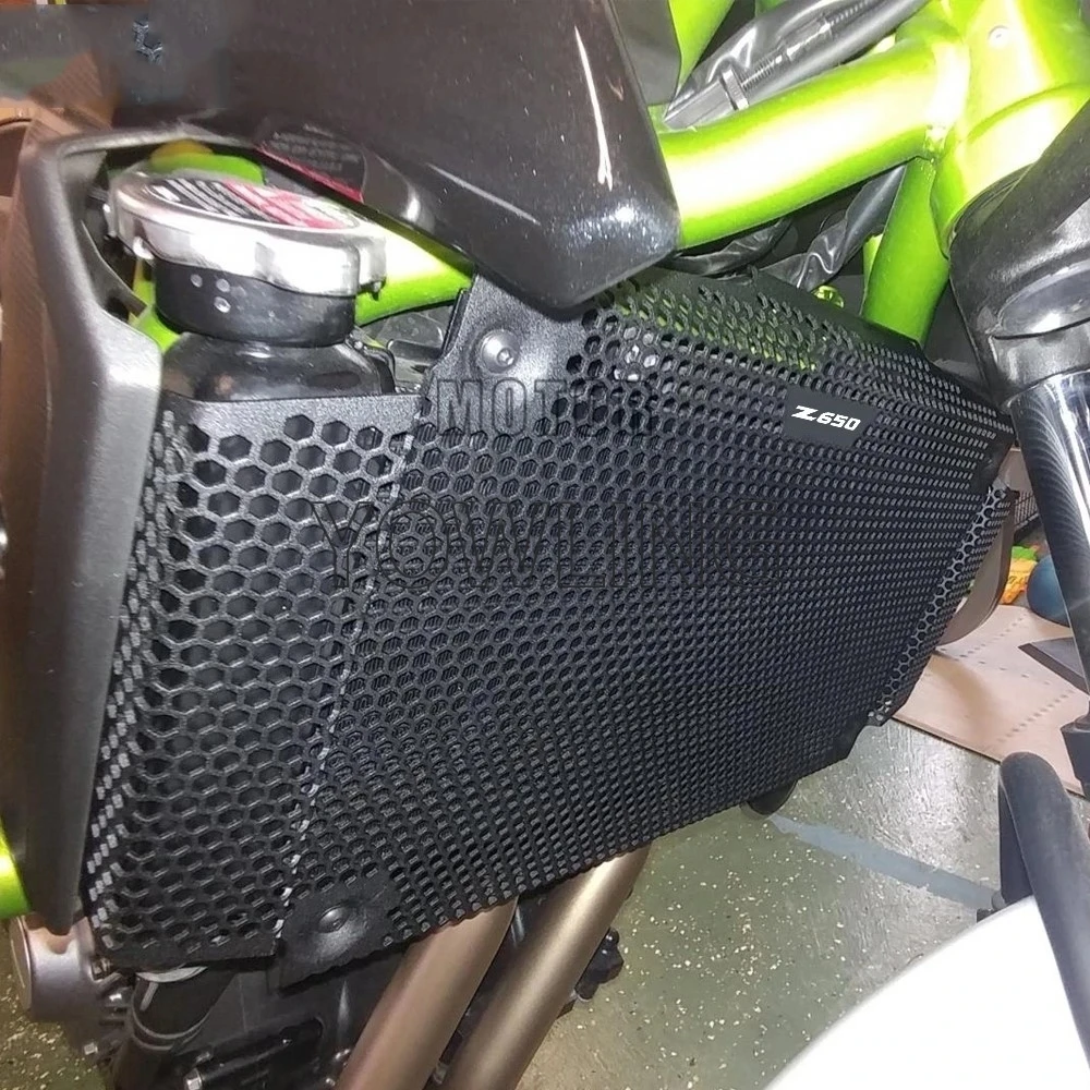 Motorcycle Accessories Ninja 650 Radiator Guard Protection Grille Cover For Kawasaki Z650 Z 650 RS Z650RS 2017 ~ 2024 2025 2026 view 3