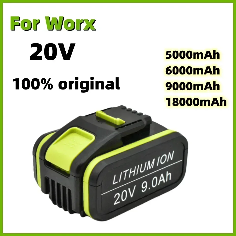 18000mAh Replacement Worx 20V Max Li-Ion Battery WA3551 WA3551.1 WA3553 WA3641 WX373 WX390 Rechargeable Battery Tool