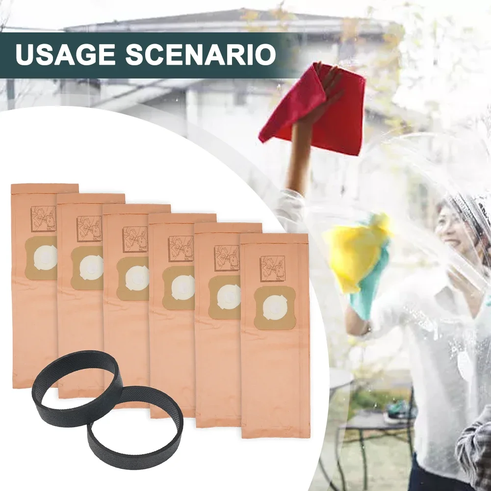 

Bags Belts Dust Bags Paper Paper Rubber Paper rubber Rubber Storage 8PCS/Set Vacuum Cleaner Capture Dust Removal