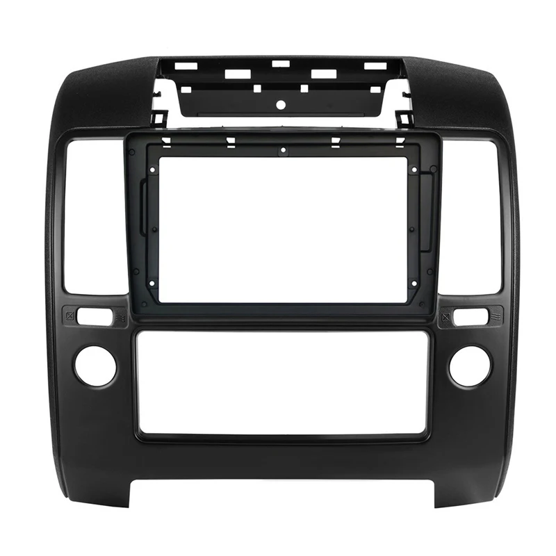 9inch for Nissan NAVARA D40 2006-2012 Dash Frame Stereo Casing Mp5 Player 2 Din car Panel car panel Trim Dashboard Panel Kit