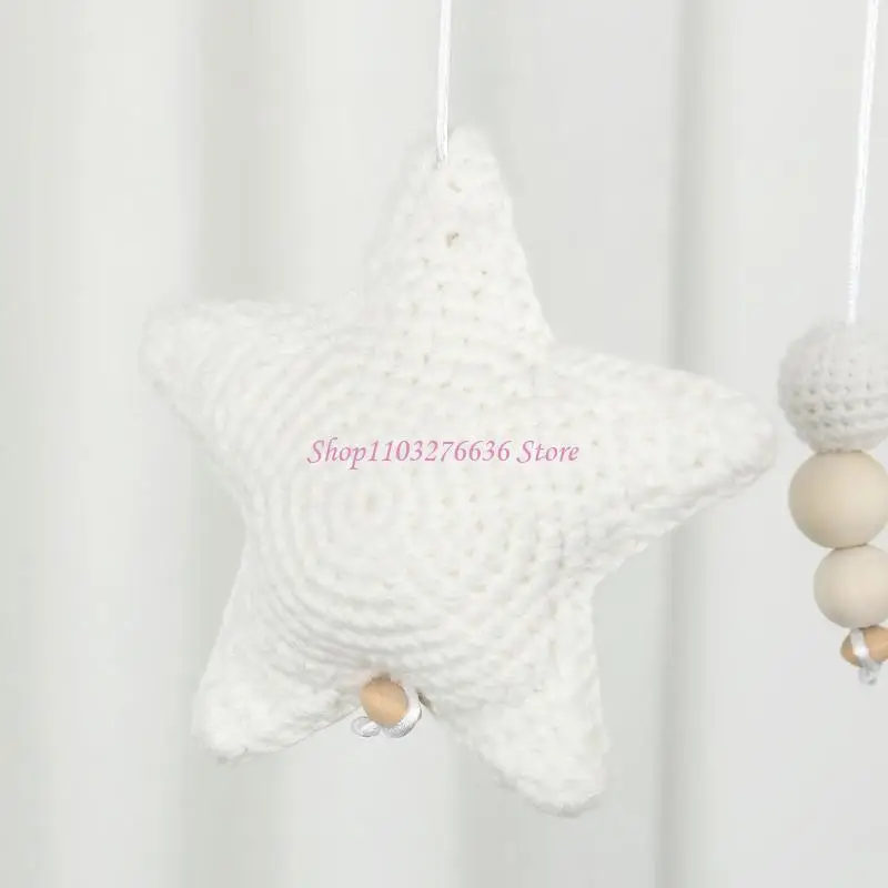 R6FD Drehen Musik Rassel Spielzeug Baby Krippe Mobile Spielzeug Sensorischen Aufklärung Gym Häkeln Spielzeug Infant Bett Dekore