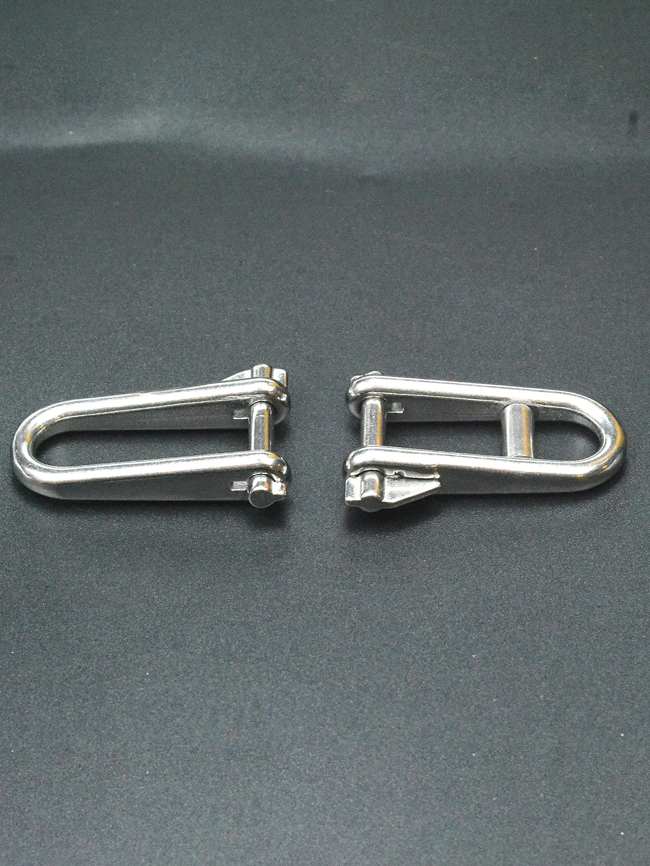 super strong  304 Stainless steel long swivel pin safety lock Shackle Joint link KeyChain surf ski boat marine DIY hardware - view 3