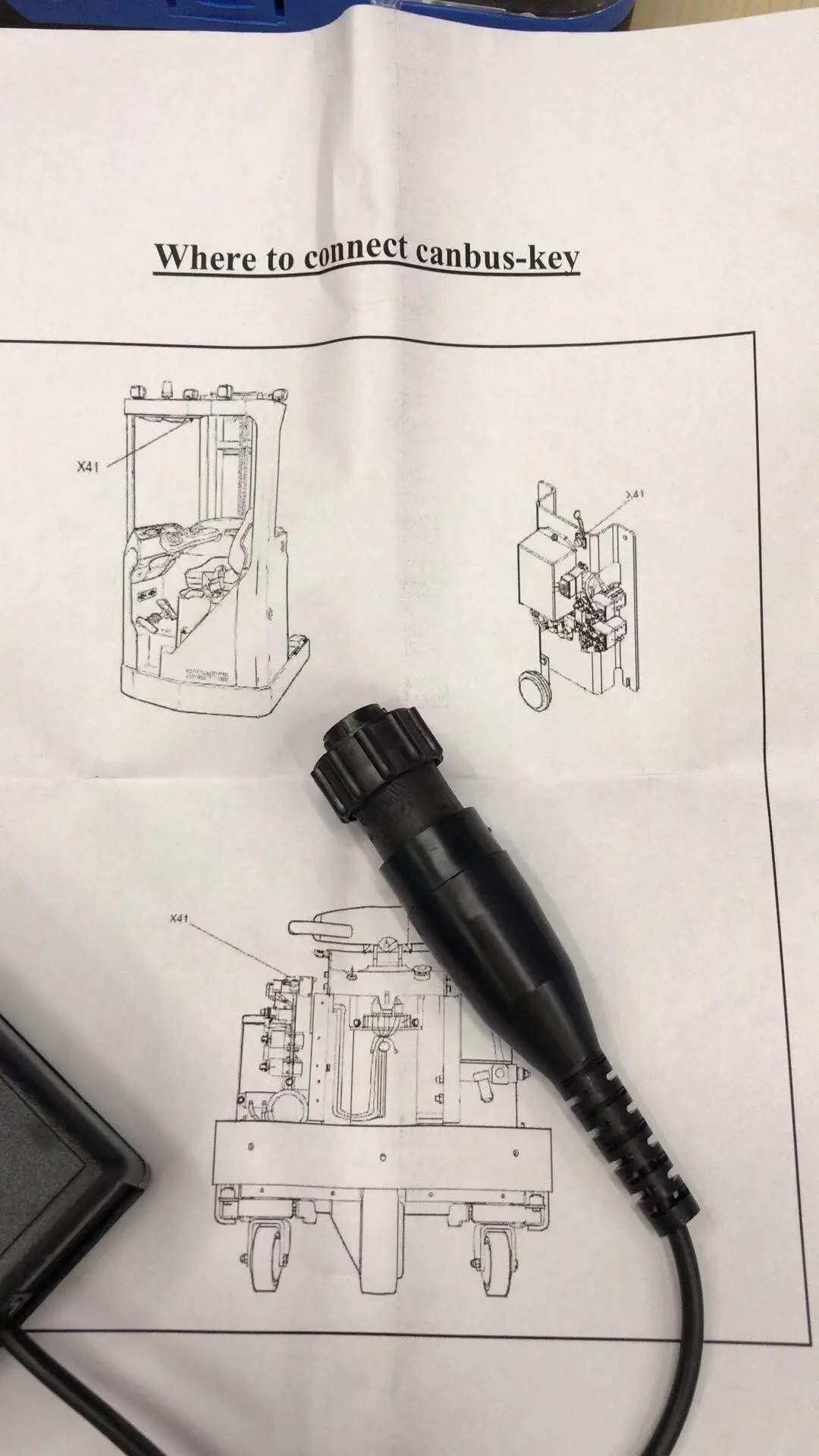 BT forklift can bus canbus key canbus-key 156263 Interface Scanner service tool adjust parameters fit for BT forklift truck