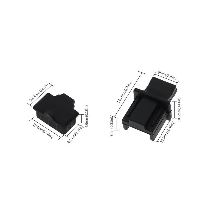 10Pcs Laptop/Computer/Router Accessories RJ45 Dust Cap Connector Dust Cover Plug Protector Plugs Hub Port