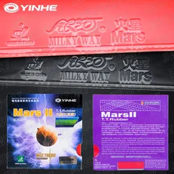 YINHE MARS 2 Table Tennis Rubber Non-sticky Max Tense Ping Pong Rubber Sheet with Sponge for Backhand