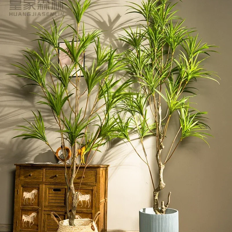 

Fake Bonsai Indoor Living Room Floor Plastic Green Plant Decoration Decoration