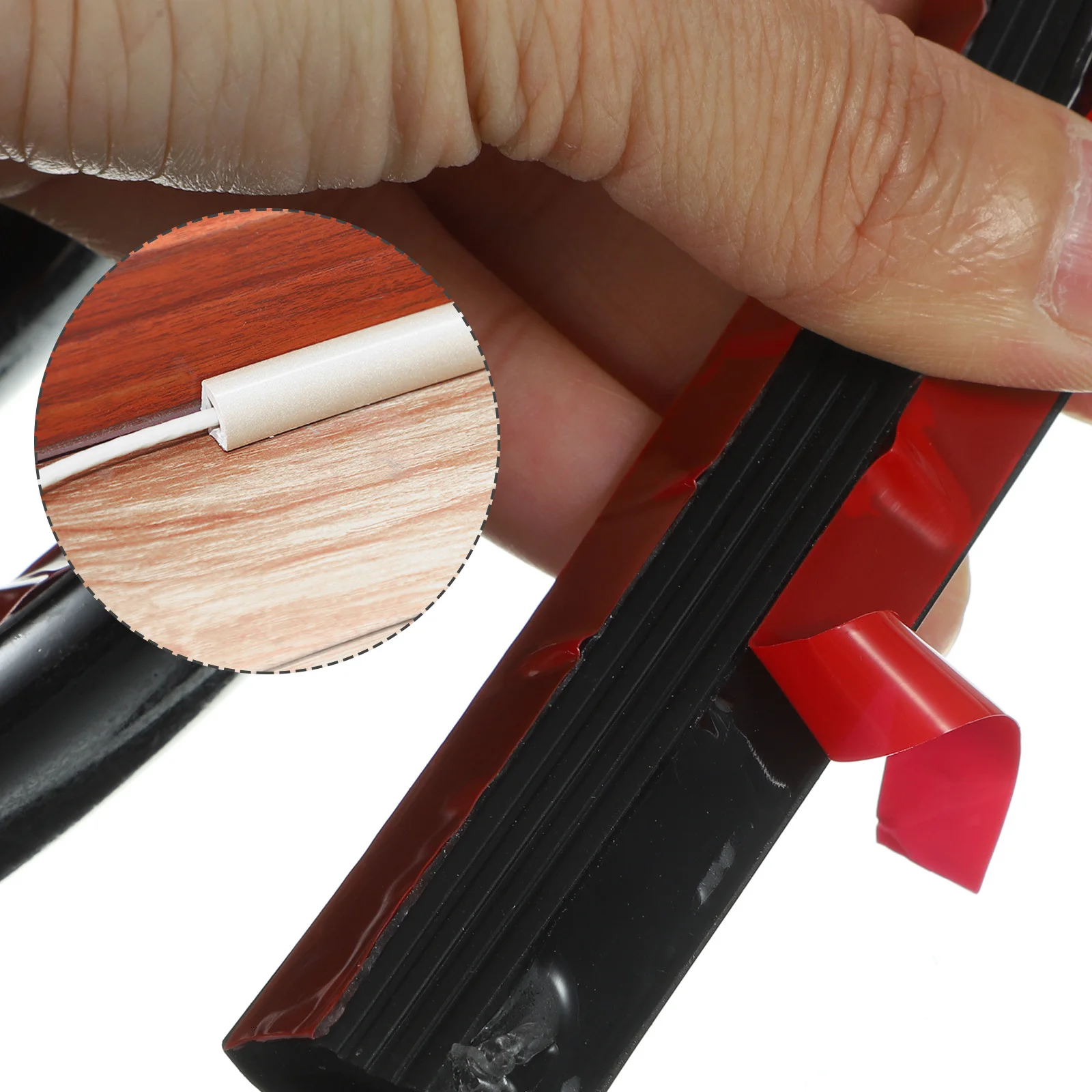 

Peel and Stick Trim Caulk Strip Flexible Wall Corner Molding Self-Adhesive Design for Countertop Edges Tiles and Ceilings