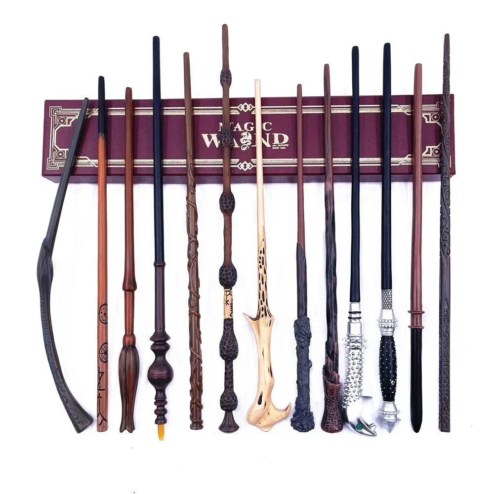 Classic Harries Wand Malfoy Voldmort Hermione Ron Bellatrix McGonagall Magical Cosplay Magical School Props Party Toys Gifts