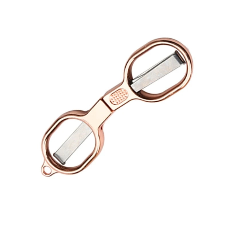 Folding Scissors Safe Portable Travel Mini Scissors Stainless Steel Retractable