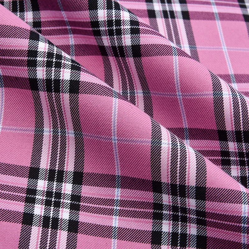 قميص ملابس مصبوغ بغزل القطن والبوليستر والزي المدرسي