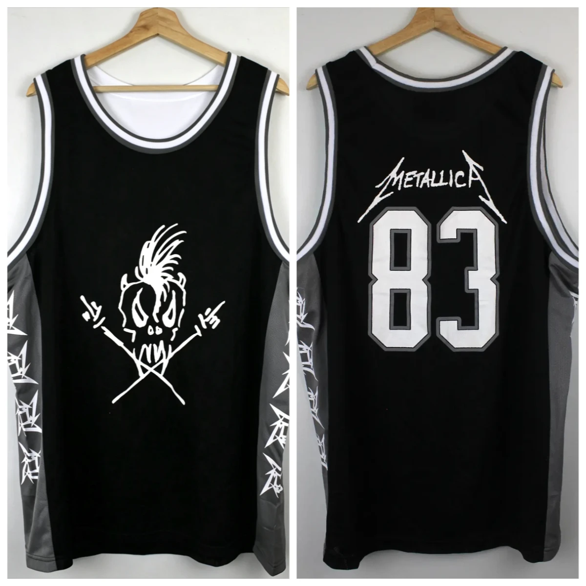 2026 Metallica Album Basketball Jersey Sleeveless Vest, Summer Men Y2k M72 Tour Rock Fashion Quick Drying Sweatshirt Singlet