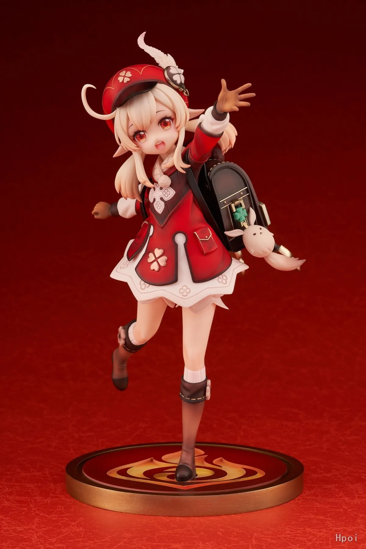 18CM HOT Anime Figure Genshin Klee Kawaii Sitting Schoolbag Girl PVC Action  Collectible Doll Children Gift Game Action Figure - AliExpress 26