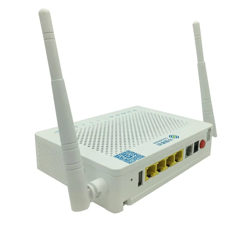 Free Shipping  F673AV9 F673AV9A Dual Band 4GE+1TEL+2USB+AC 5G Wifi Ont ONU Gpon English Version OLT Second hand Without Power