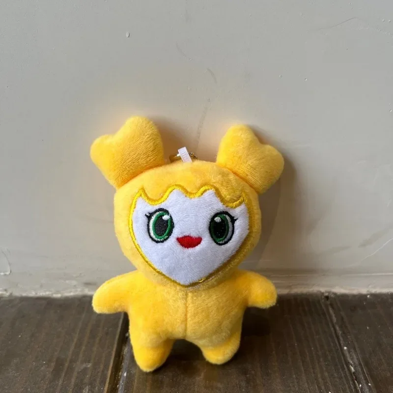 10cm lovelys dua kali mewah Korea bintang Super mainan mewah kartun hewan dua kali Momo boneka gantungan kunci liontin Keybuckle hadiah anak-anak