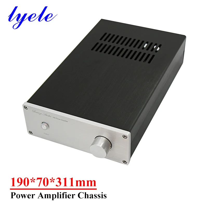 190*70*311mm All-aluminum Power Amplifier Chassis Can Be Installed 200-300W Transformer Diy Audio Amplifier Case Shell