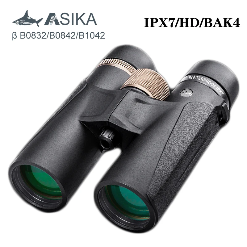 ASIKA HD Powerful Binoculars Professional Military IPX7 Waterproof Telescope LLL Night Vision For Outdoor Camping Hunting Hiking