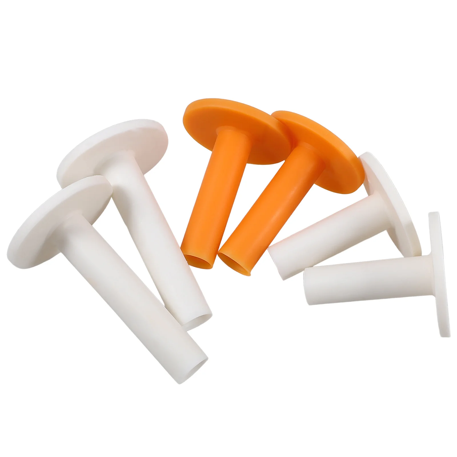 

6pcs Golf Tees 3 Height Options 88Mm 70Mm 60Mm Portable Rubber Golf Ball Holder Practice Mat Driving Range Outdoor Travel