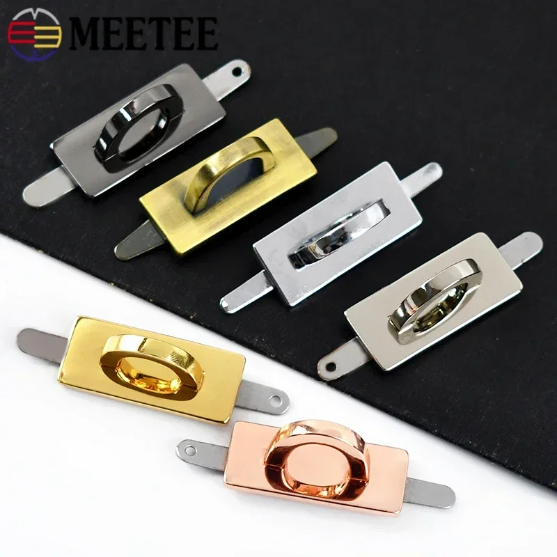 4/10/20Pcs Meetee 10mm Arch Bridge Metal Buckles Bag Strap Side Clip Hook Handbag Chain Handle D Ring Hang Buckle Accessories