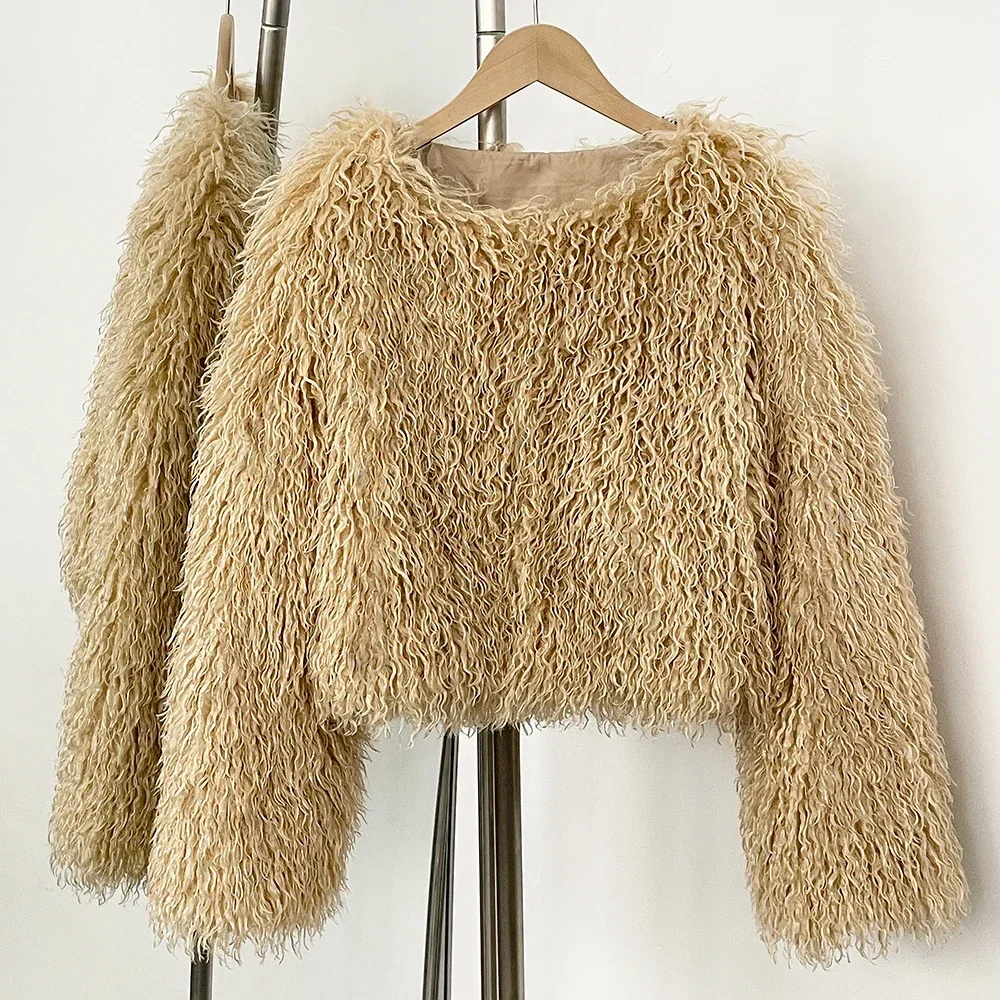 Fur Coat Eco-friendly Winter Faux Fur Jacket New Style Women Clothing Cropped Direct From Manufacturer Fur Artificial Winter