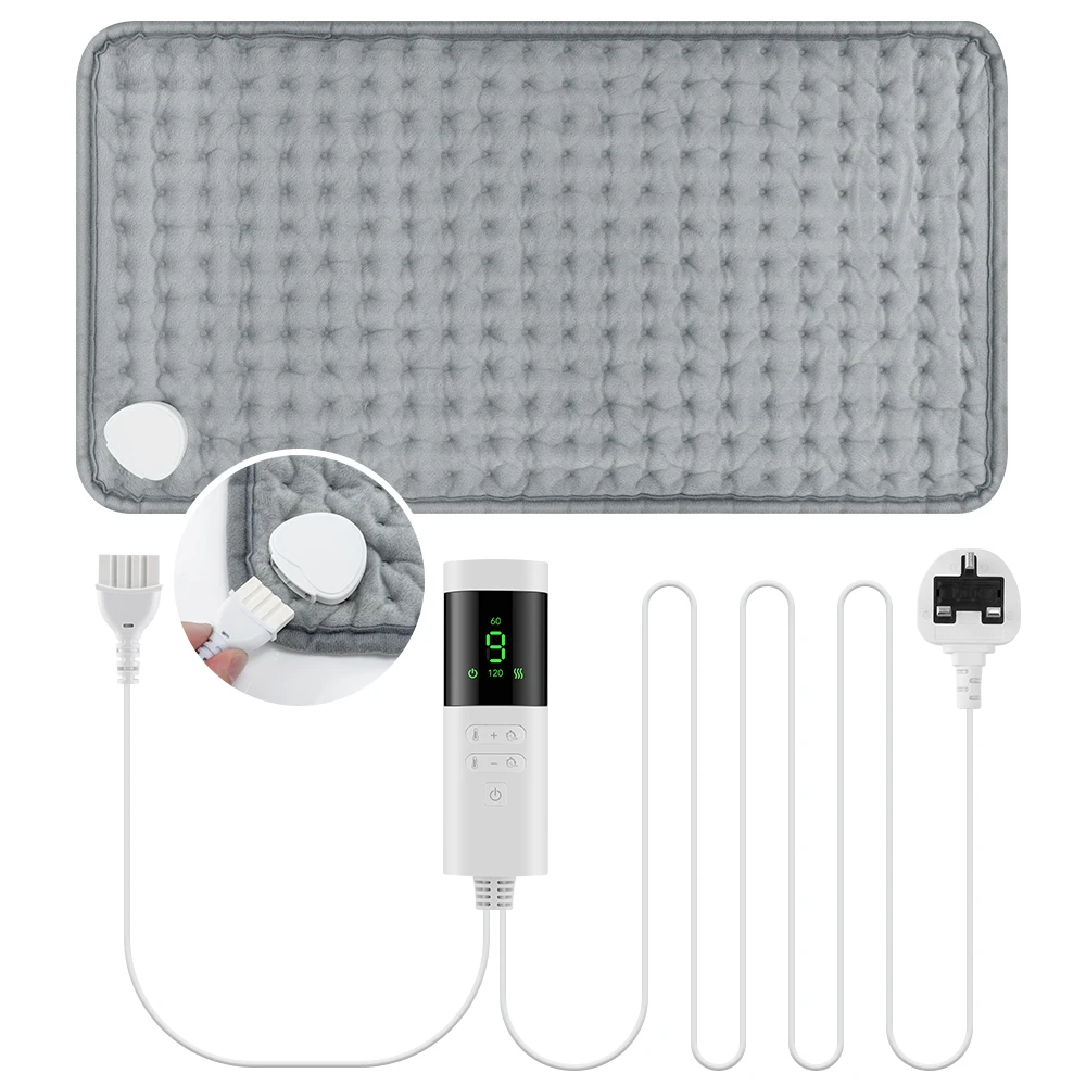30 * 60 cm elektrische verwarmingspads voor nek schouder thuiskantoor wasbaar winter warme deken 4 timer 9 temperatuurregeling