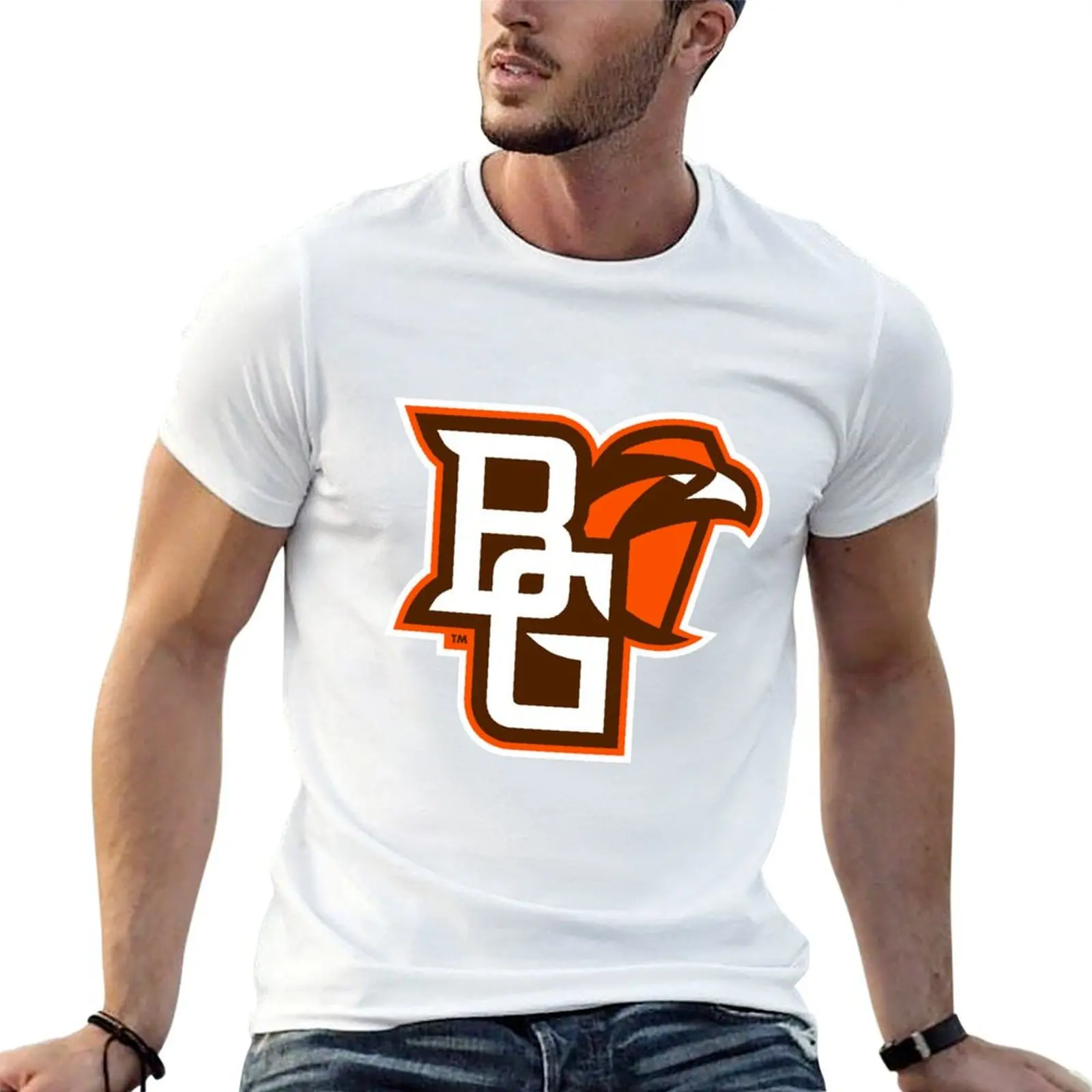

BGSU Falcons College NCAA T-Shirt t shirts for man slim fit man t shirt graphic T-Shirt
