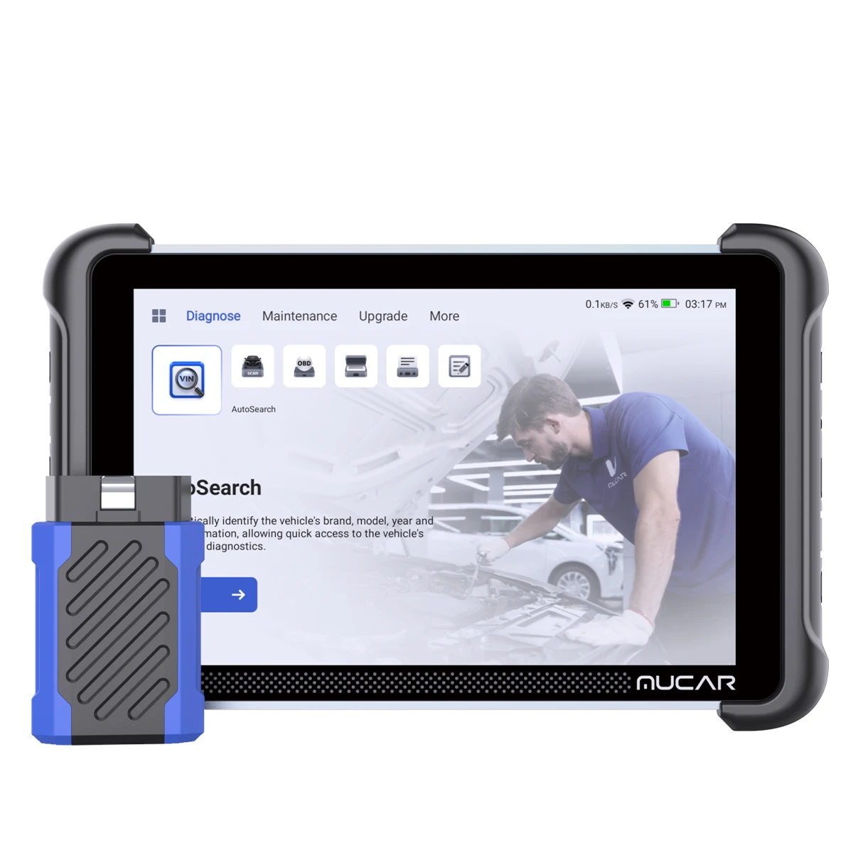 

MUCAR 892BT AI Diagnostic Tools Lifetime Free Update Auto 2 Scanner All System CAN FD/DOIP Active Test 34 Reset ECU Coding