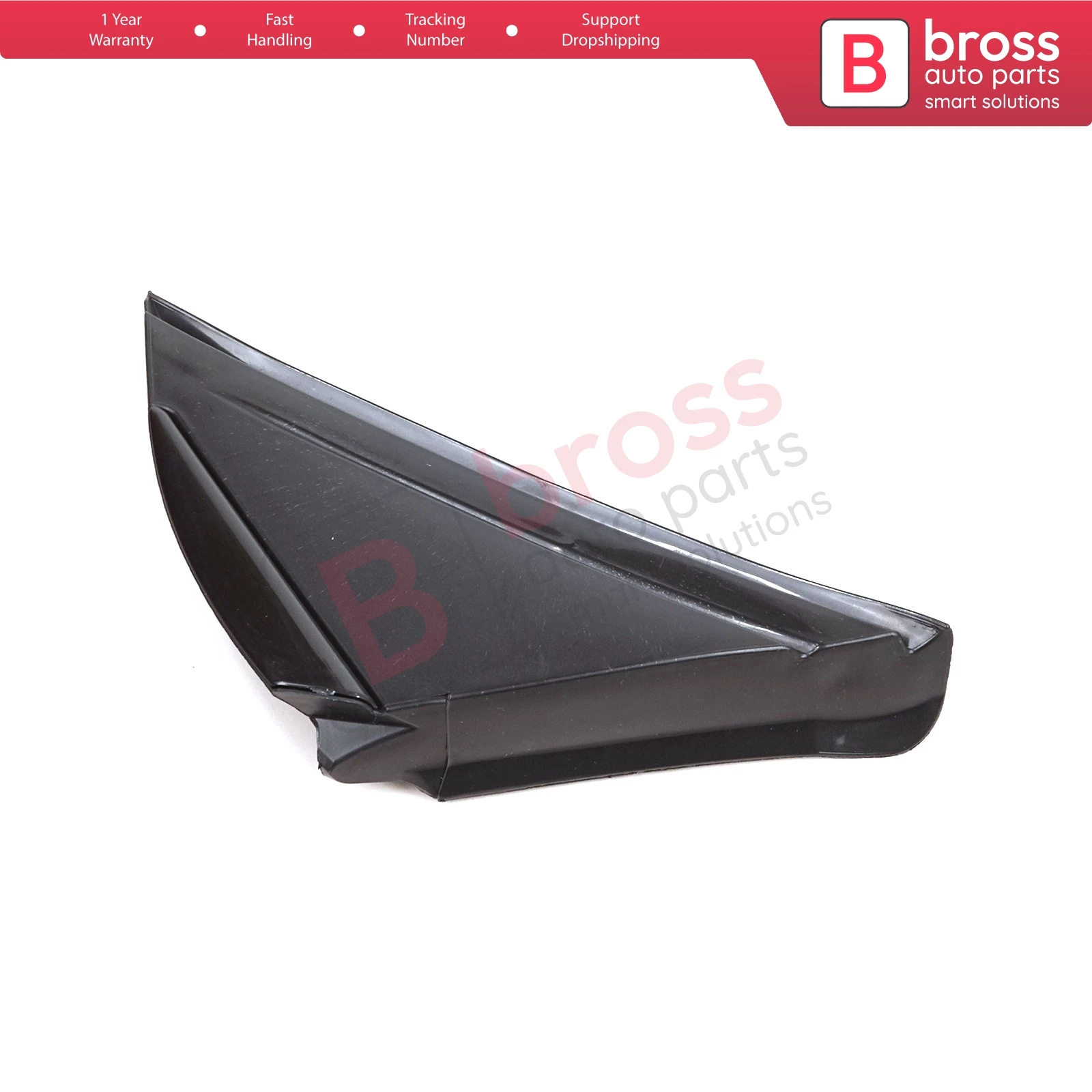 BSP1131-1 LEFT Side View Mirror Triangle Fender Corner Trim Cover for Renault Megane MK4 2016-On 638752672R