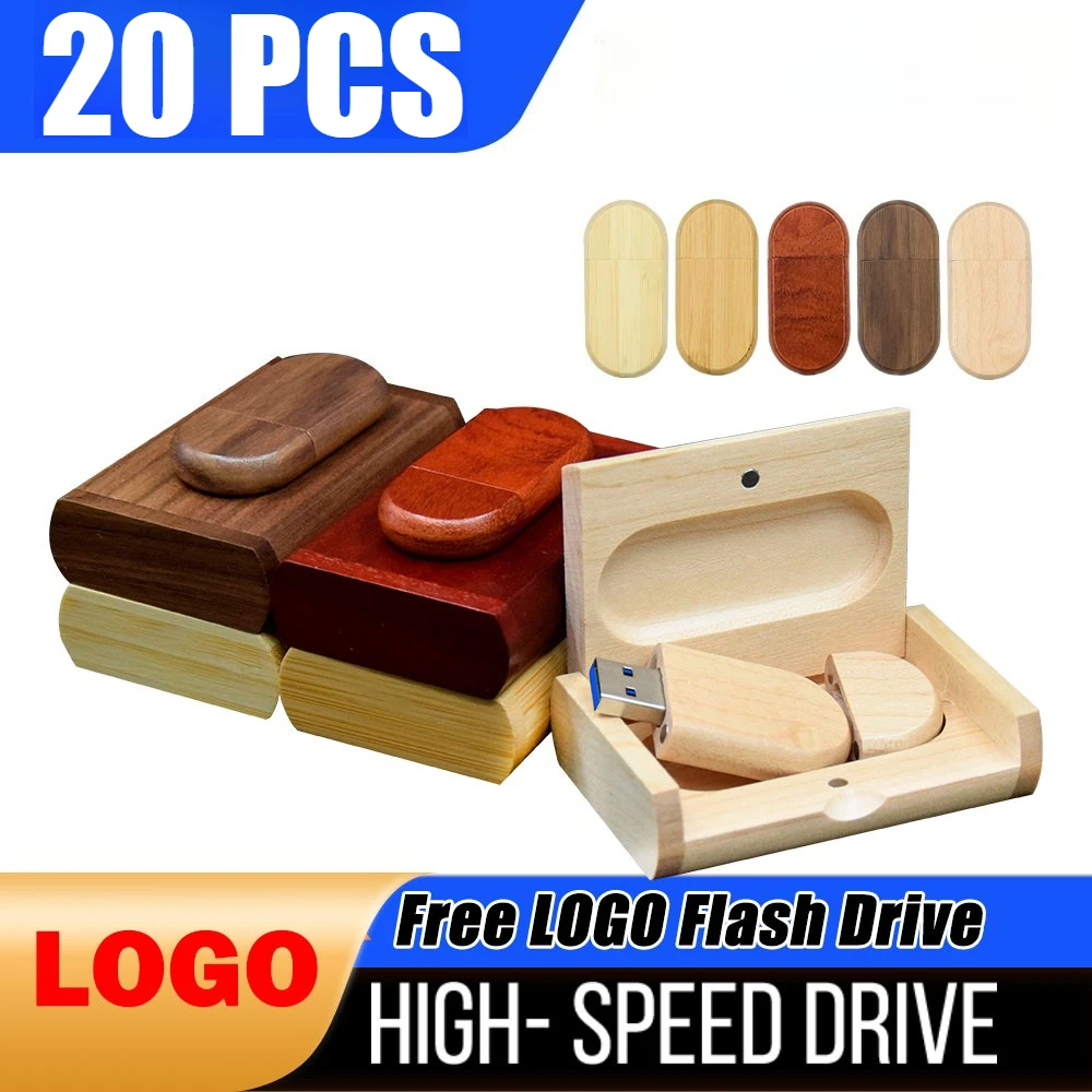 

20 шт. USB 2.0 флеш-накопителей из дерева с гравировкой, в коробке, 128 ГБ, 64 ГБ, 32 ГБ, 16 ГБ, 8 ГБ, 4 ГБ, флеш-диски для свадебных подарков, бесплатная нанесение логотипа