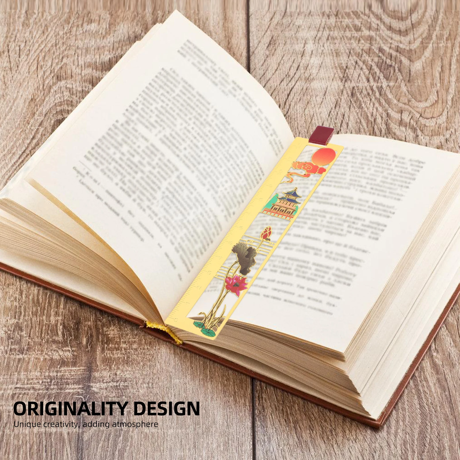 

Creative Metal Hollow Bookmark Multi-Functional Sewing Ruler Student Stationery Gift Decorative Bookmarks For Readers Teachers