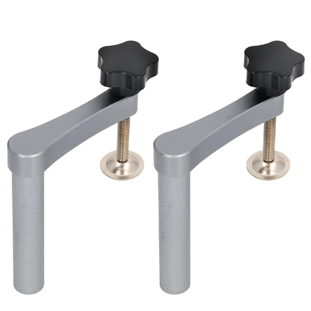 

Bench Dog Clamp，19mm/20mm Holdfast Dog Hole Clamp，Adjustable MFT Table Stainless Steel Securing Down Clamps for Woodworking Tool