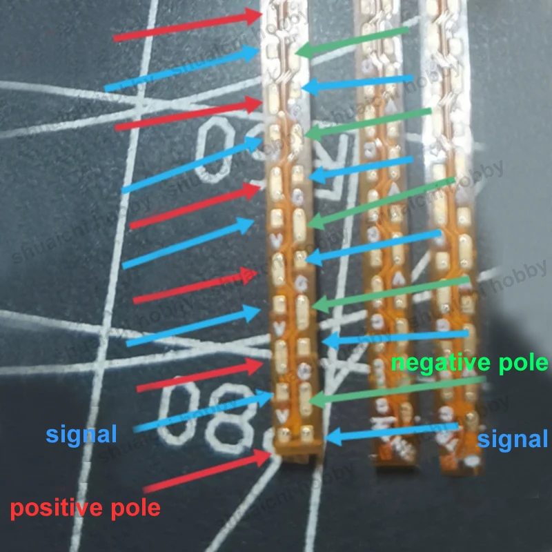 1 sztuk WS2812 1010 LED elastyczna listwa oświetleniowa 34/56/112 koraliki do lampy kolorowe światła do samochodu RC DIY akcesoria do dekoracji