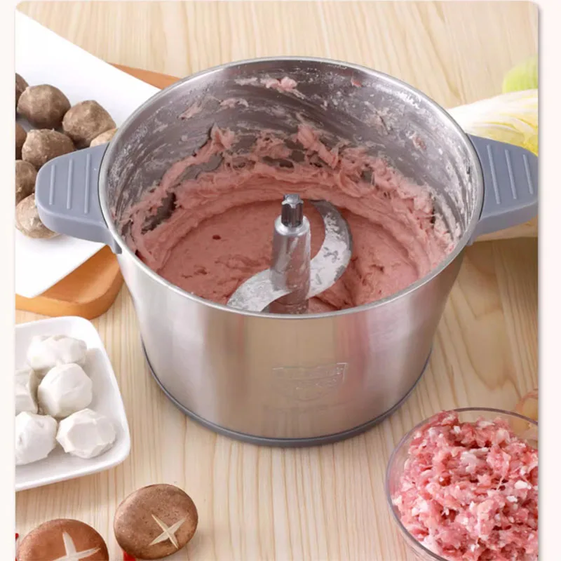 

Commercial high-power meat grinder, vegetable and noodle minced meat and garlic puree machine