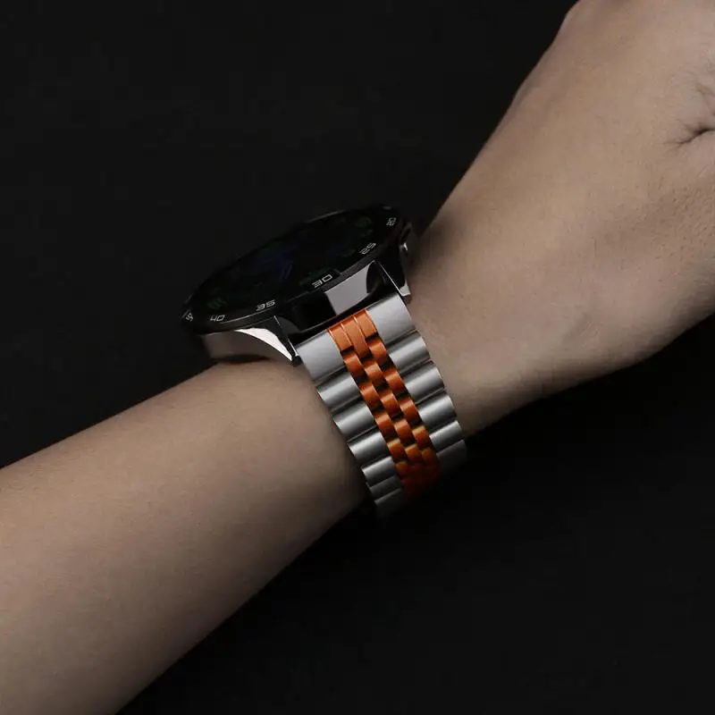 화웨이 워치 Ultimate/Buds/GT2 3 4 5 46mm, 화웨이 워치 3 4Pro/GT3 SE/GSPro GS4 3i용 22mm 메탈 시계 스트랩/밴드