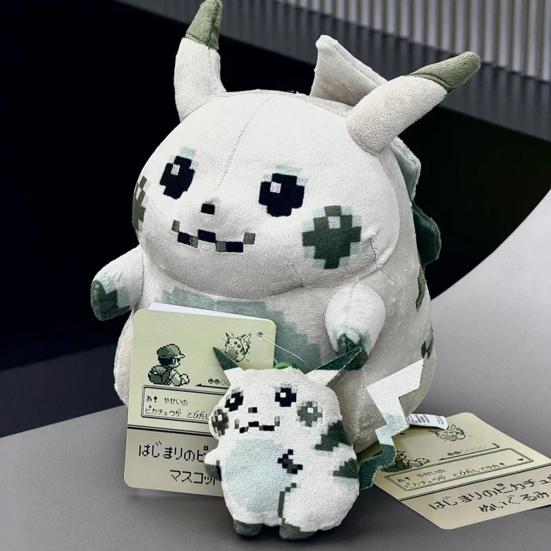 

Оригинальная плюшевая игрушка-брелок Пикачу к 30-летию Покемонов, подвеска на рюкзак, аниме-мерч, праздничный подарок