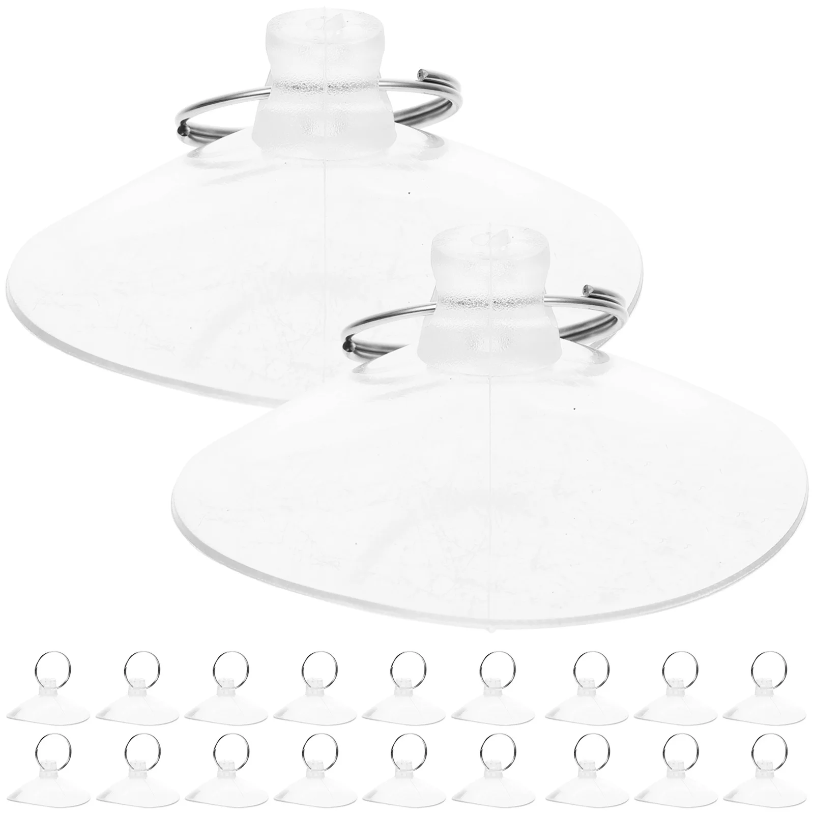 

50Pcs Replaceable Suction Cups for Pet Hammocks Nests Shelters Smooth Surface Fixer Nano Technology Adaptable Suction Cup