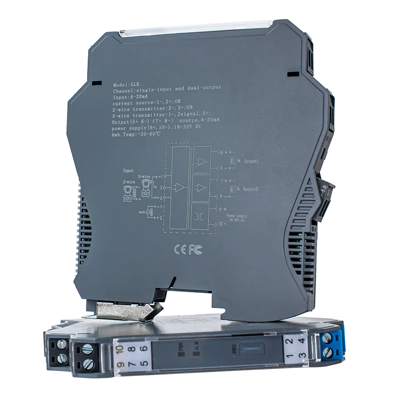 Intelligent signal isolation 4-20mA 0-10V 0-5V input 1 in 4 out Signal Isolator signal splitter