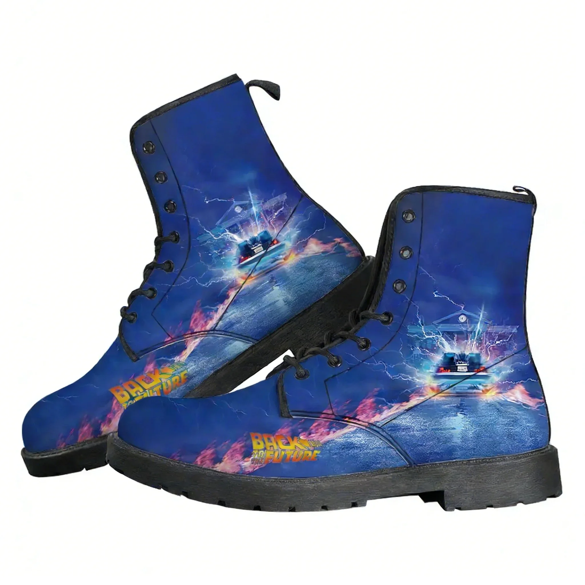 

Back to the Future Boot Mens Womens Teenager Casual Boot Outdoor High Quality Casual Lightweight Fashion Pattern Custom Shoes