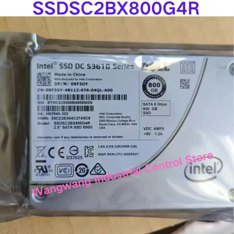Brand-new 800GB enterprise grade solid state drive with 2.5-inch SATA interface, SSDSC2BX800G4R