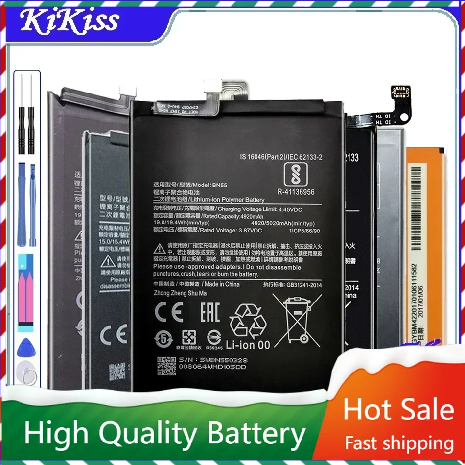 

5500mAh BM46 BM47 BM48 BM49 BM50 BM51 Battery For Xiaomi Mi Max 3/For Redmi Note 3/4X 3X 3S 3 pro/Note 2/Mi Max/Mi Max 2 Max2