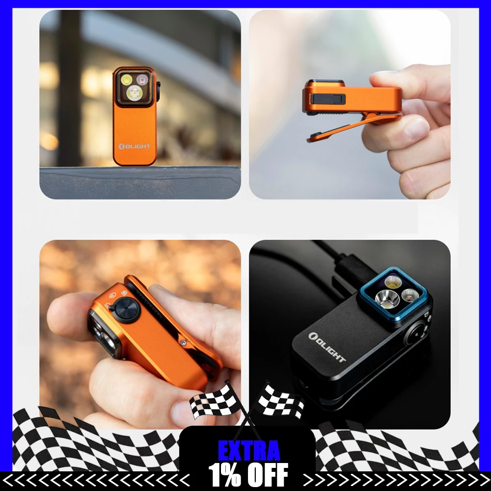 

Olight Oclip Pro уличный фонарик портативный сильный свет фонарик для кемпинга дальнего действия перезаряжаемый 500LM фонарик из алюминиевого сплава