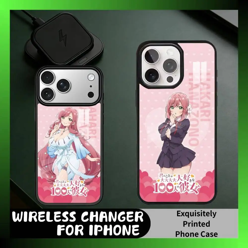 

100GF REALLY Love You Anime Phone Case For iPhone17,16,15,14,13 Plus,Pro Max Magnetic For Magsafe Wireless Charging