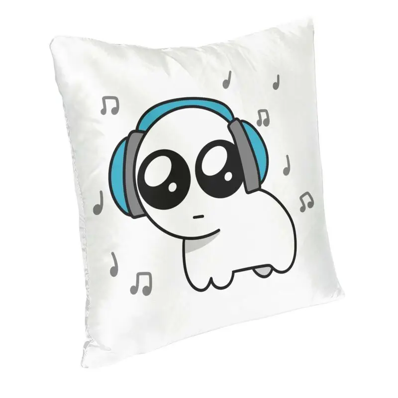 Luxury Tbh Autism Creature With Headphones Throw Pillow Cover Home Decor Custom Square Yippee Cushion Cover 40x40cm Pillowcover
