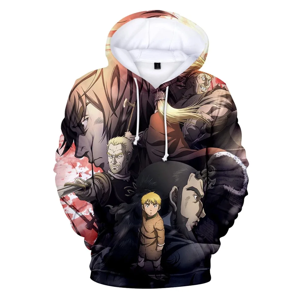 

Vinland Saga Hoodie Hot Anime Trucksuit Casual Fashion Hoodies Sweatshirts Unique Clothes Harajuku Pullover Men Clothing