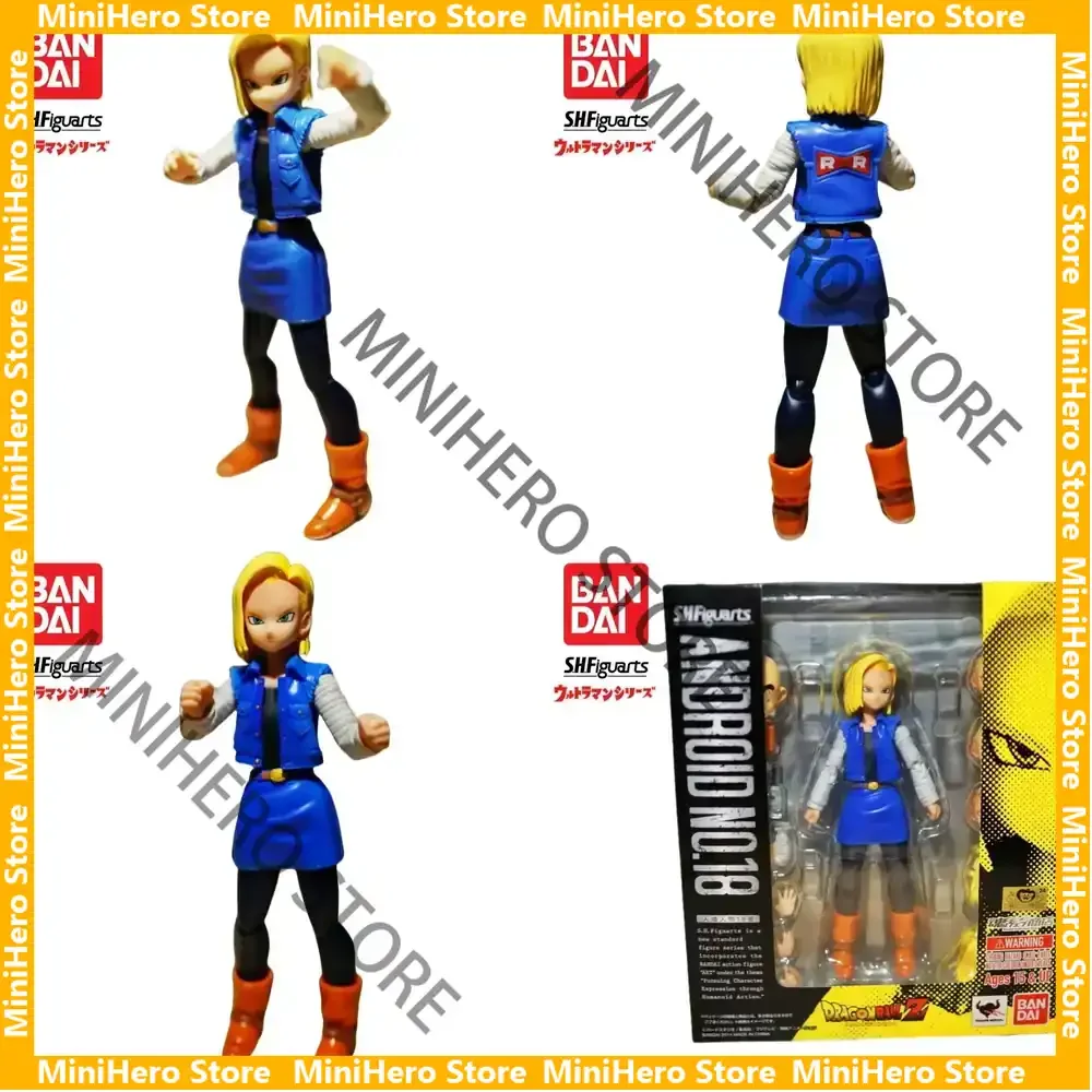 

В наличии Оригинальный Bandai S.H. Фигурка Figuarts Dragon Ball Android 18, масштаб 1/6, ПВХ, аниме-фигурка для коллекционирования