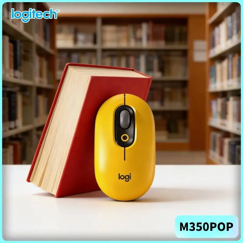 

Беспроводная мышь Logitech M350 POP, 77 г, легкая, с функцией автоматического перехода в режим сна и бесшумным кликом для эффективной работы в офисе и повседневных задач